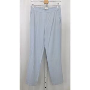 BABATON Atelier Aritzia Conan Pants Pull On Pockets Crepe Light Blue Size 4